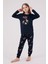 %100 Pamuklu Anne & Kız Çocuk Baskılı Lacivert Ikili Pijama Takımı L1.AR.345.0.002 5