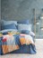 Cotton Box Modern Çift Kişilik Nevresim Takımı Cosy Mavi 4