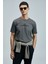 Fusıon Modern Grafik T- Shirt Siyah 12