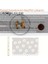 Mutfak Eva Shelf Liner Şeffaf Astar Kaymaz Dolap Içi Çekmece Örtüsü Papatya Desen Mat 45CMX10 Metre 7