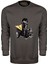 Pilot ve Kağıt Uçak Silüeti Unisex Sweatshirt 1