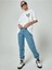 Minimal Kalp Baskılı Beyaz Oversize Tshirt 2