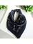 Atatürk Imzalı Siyah Unisex %100 Koton Bandana 23 NISAN,29EKIM 4