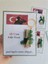 100 Adet Kişiye Özel Asker Kına Hatırası Dağıtmalık Hediyelik Yeşil Anahtarlık ve Paketlenmiş Kına 6