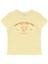 Sunkissed& & Unbothered Baskılı Baby Tee Crop Top 1