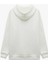 Ayı Baskılı Şardonlu Kapüşonlu Oversize Sweatshirt 4