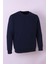 O Yaka 3 Iplik Şardonlu Indigo Erkek Sweatshirt 5012 3