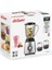 Şeffaf Cam Sürahi Blender, Dayanıklı Çelik Gövde, Şık Gri Tasarım 4