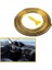 ® Gold Araba Oto Trim Dekorasyon Şeridi Kauçuk Elastik Kolay Kurulum 5 Metre Şerit Bant 1