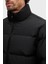 Kapitoneli Regular Fit Dik Yaka Şişme Mont Erkek Mont MW0MW40615 Bds 5