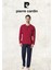 Erkek Giyim Penye %100 Pamuk Uzun Kollu Bordo Pijama Takımı (2 Adet Hediye Çorap) OL.PC.5454.001 3