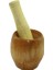 Ahşap Bambu Havan Sarımsak Dövecek Ç: 7cm--D: 5.8cm--Y: 8.5cm Fileli Ambalaj (4887) 1