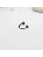 8 mm Düz Çelik Tragus Helix Piercing Rook Daith Silver Renk Ucu Toplu 12