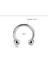 8 mm Düz Çelik Tragus Helix Piercing Rook Daith Silver Renk Ucu Toplu 13