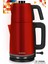 Kırmızı Paslanmaz Çay ve Su Isıtıcı, 2200W, Şık ve Dayanıklı Tasarım 1