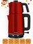 Kırmızı Paslanmaz Çay ve Su Isıtıcı, 2200W, Şık ve Dayanıklı Tasarım 4
