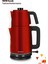 Kırmızı Paslanmaz Çay ve Su Isıtıcı, 2200W, Şık ve Dayanıklı Tasarım 7
