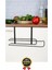 Özel Üretim Pratik Dayanıklı Dolap Kapağına Uyumlu Paslanmaz Metal Siyah Kağıt Havluluk Askı 28X13CM 4