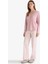 Pijama Takımı Regular Fit Uzun Kollu Üst Desenli Uzun Alt-Fall in Love G0229AX25AU 2