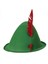 Bfs Yeşil Renk Kırmızı Tüylü Peter Pan Şapkası Robin Hood Şapkası 24X23 cm 2