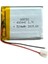 403443 3.7V 520 Mah Li-Polymer Pil DEVRELI/1.5A (599599) 1