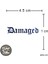 Yarı Kalıcı Dövme Minimal Damaged Yazı Geçici Dövme 1
