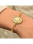 925 Ayar Gümüş Gold Tuğralı Bileklik BR0460660 (599599) 2