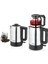 Şık Çelik ve Cam Tasarımlı 2200W Çay Makinesi, Güçlü ve Dayanıklı Işlevsellik 1