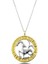 925 Ayar Gümüş Gold Oğlak Burcu Gümüş Kolye T4931 (599599) 1