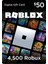 Robux Gift Card 4500 Robux (Eksiksiz Tam Yüklenir) 1