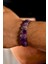 Ametist Özel Kesim Doğal Taş Unisex Bileklik 4