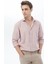 Pembe Düz Regular Fit Dokuma Casual Pamuk Karışımlı Gömlek 7