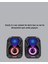 Zeroshop USB Bağlantılı Rgb 2.1 Hoparlör Seti Derin Bas ve Renkli Işık 2