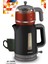 2200W Cam Demlikli Çay ve Su Isıtıcı, Siyah Renk 1