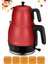 Kırmızı Paslanmaz Çelik Çay ve Su Isıtıcı, Pratik ve Şık Tasarım 4