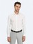 Beyaz Slim Fit Dokuma Klasik %100 Pamuk Gömlek 5