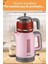 Pembe 2200W Cam Demlikli Çay ve Su Isıtıcı, Pratik ve Şık Tasarım 5