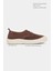 Space Kahve Hakiki Süet Bağcıklı Casual Sneaker Kadın Ayakkabı 3
