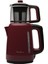 1500 Watt Cam Demlikli Çay Makinesi, Şık Bordo Tasarım, Hızlı ve Pratik Çay Keyfi 1