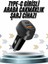 Zeroshop Hızlı Oto Şarj Cihazı 38W Çift Girişli Hizlı Şarj Oto Çakmaklık Type-C 2