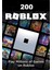 Robux Gift Card - 200 Robux (Eksiksiz Tam Yüklenir) 1