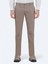 Vizon Düz Dokuma Slim Fit Casual Pamuk Karışımlı Pantolon 6