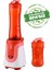 Kişisel Smoothie Blender, Kırmızı, 300 W, 600 ml ve 300 ml Şişe ile Birlikte 1