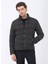 Antrasit Regular Fit Dik Yaka Casual Dokuma Mont 6