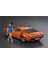 20423 1/24 Ölçek, Lamborghini Miura P400 Sv ve Italyan Kız Figürü,otomobil Plastik Model Kiti 3