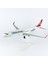 028 1/100 Ölçek, Thy A321 Yolcu Uçağı, Sergilemeye Hazır Plastik Standlı Model 2