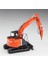 66109 1/35 Ölçek, Hitachi Construction Machinery Excavator Zaxis 135US Hydraulic Breaker, Plastik Model Kiti 3