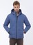 İndigo Regular Fit Kapüşonlu Casual Dokuma Mont 6