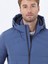 İndigo Regular Fit Kapüşonlu Casual Dokuma Mont 8
