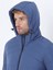 İndigo Regular Fit Kapüşonlu Casual Dokuma Mont 9